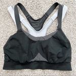 Athleta Women's Seamless Double Under Athletic Sports Bra in Black Size Small Photo 0
