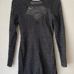 ANGL  sz S black lace‎ romper jumpsuit Photo 0