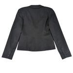 Halogen  Blazer Jacket Women's Size 8 Polyester‎ Blend Lined Black Gray Photo 1
