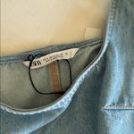 ZARA NWT Denim Blue Women's jean mini dress Photo 6