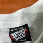 Vintage Screen Stars De Colores Rooster Rainbow Short Sleeve Tee shirt XL USA White Photo 2