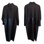 IVAN GRUNDAHL Linea S Wool Long Dress Jacket Black Size Small Designer formal Photo 7