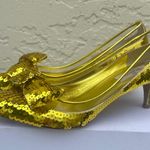 Valentino Garavani Runway Sequin Dollybow Pump, Gold, EUR 37 US 7 Brand New Photo 5