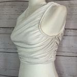 one shoulder crop top White Photo 1