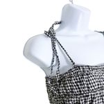 ZARA Trafaluc Gingham Tie Straps Crop Top size M Photo 4