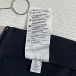 Vince Midnight Blue Wide Waistband Tailored Pants Size L SHORT Pull On Side Zip Photo 6