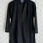 Sail To Sable  Long Sleeve Black Tunic Top Photo 0