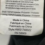 H by Halston Halston Black Dress Large High Low Poplin Spaghetti Strap Semi Formal Gown Photo 2