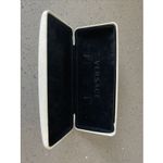 Versace  WHITE HARD LEATHER CLAMSHELL SUNGLASSES EYEGLASSES CASE 160mmx70mmx55mm Photo 7