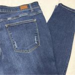 Judy Blue Distressed Dark Blue Skinny Jeans Size 22W Photo 9
