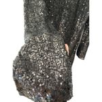 Altar'd State Alter’d State Plus Drama Sleeve Midi Black Full Sequined Party Dress‎ Size XXL Photo 6
