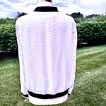 Kensie Kenzie White Lace Zippered Jacket Photo 5