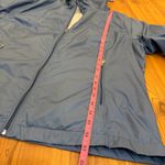 Calvin Klein  Women's Fleece Lined Blue Windbreaker XL Full Zip Hooded Jacket EUC Photo 3