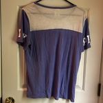 PINK - Victoria's Secret VS Pink lightweight shirt in women’s large purple and white. GUC. Photo 2