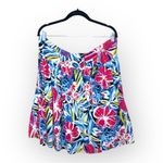 Lane Bryant  Tropical Floral Skirt 14/16 NWT Vibrant Hawaiian Vacation Style Photo 1