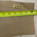 Brooks Brothers 346 Tan Linen Blazer Jacket Womens Size 14 NEW Business Preppy Photo 7