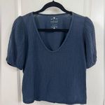 Velvet Tees Velvet Women's Navy Blouse Photo 0