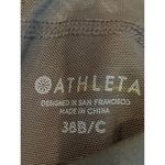 Athleta High Neck Black White Chevron Pattern Sports Bra Size 38 B/C Underwire Photo 6