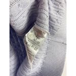 Giordano Purple Cable Knit V Neck Short Sleeve Polo Sweater Size Small Photo 2