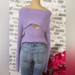 Hurley  Lavender Textured Sweater Photo 4