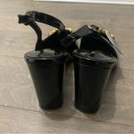 NWT London Rag All Nighter Black Patent Slingback Heels Size 10 Photo 8