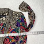 Carole Little Boyfriend Blazer Women's 4 Petite Mixed Floral USA Vtg 90s Size 4P Photo 1