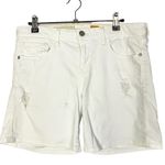 Anthropologie  Pilcro Stet White Denim Shorts 28 Photo 1