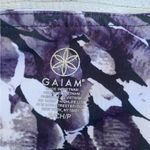 Gaiam  Abstract Purple and Black Women’s Cropped Leggings Photo 1
