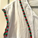 J Crew Factory Fringe Beach Coverup White Photo 2