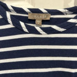 Lilla P Blue and‎ White Striped T Shirt Dress size Small Photo 1