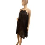 BCBG MAXAZRIA Black/Nude‎ Illusion LACE Halter DRESS XS Photo 3