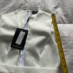 Pretty Little Thing NWT:  White plunge strap midi dress size 4 Photo 9