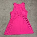 Athleta Air Out Cinch Tank Tunic Top Bright Pink Photo 3