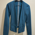 Maurice's  Small Teal Textured Blazer Photo 0