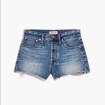 Madewell Relaxed Denim Jean Split Hem Edition Shorts, Size 8 (29 Waist) NWT Photo 2