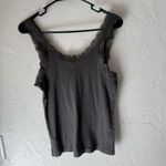 Gap Love By Women's Size Medium Forever Favorite Gray Lace Cami Tank Top Photo 4