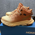 Hoka One One Trail Code GTX Hiking Shoes Sun Baked Shortbread Womens Size 8B Photo 0