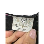 Free People  Black Lace Floral Mini Skirt S Coquette Cottagecore Whimsygoth Y2K Photo 2