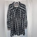 Free People  Women's Hoffman V-Neck Mini Dress size XS Oversized Photo 1