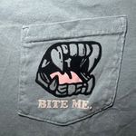 Miami Hooligans Blue Bite Me Long Sleeve Size Large Photo 3