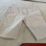 Women’s white jean cutoff shorts size large. SKU 2119 Photo 0