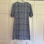 Ellie Kai blue and white waves boatneck sheath dress 4 Blue Photo 6