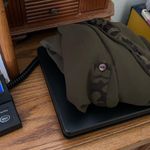 Speed Limit 98 Free w/ purchase Sheer Camo Trim Blouse Size Medium Roll tab Sleeves Photo 8