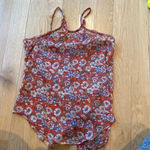 Aerie  Sheer Tank Red Floral Size XS Photo 1