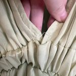 Pretty Little Thing Pistachio Puff Sleeve Puffball Hem Shift Dress US 6 Mini Photo 6