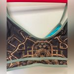 UO Without Walls Black Gold Metallic Reversible Bathing Suit Top SZ L Size L Photo 1