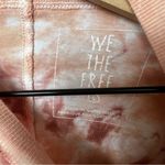 Free People  Women's Long Sleeve Be Free Tie Dye Tee Shirt Top Orange Small Photo 5