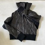 Vince  Cropped 100% Leather Bomber Moto Biker Jacket MRSP $995 Size M Photo 8