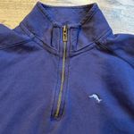Tommy Bahama  1/4 Zip Pullover Sweatshirt Casual Comfy Blue Size S Photo 1