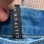 GILIPUR Solid LOW Waist Wide LEG JEANS NWT Blue Photo 6